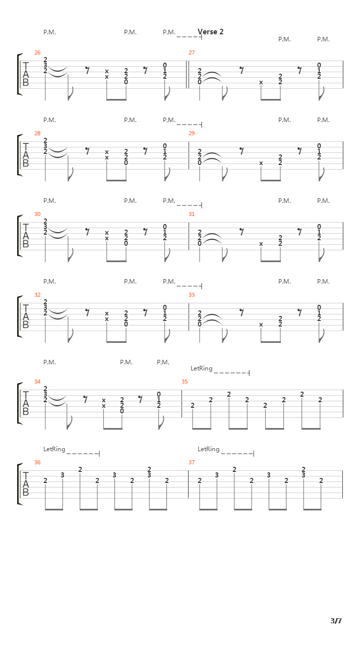 Hard To Make A Stand吉他谱