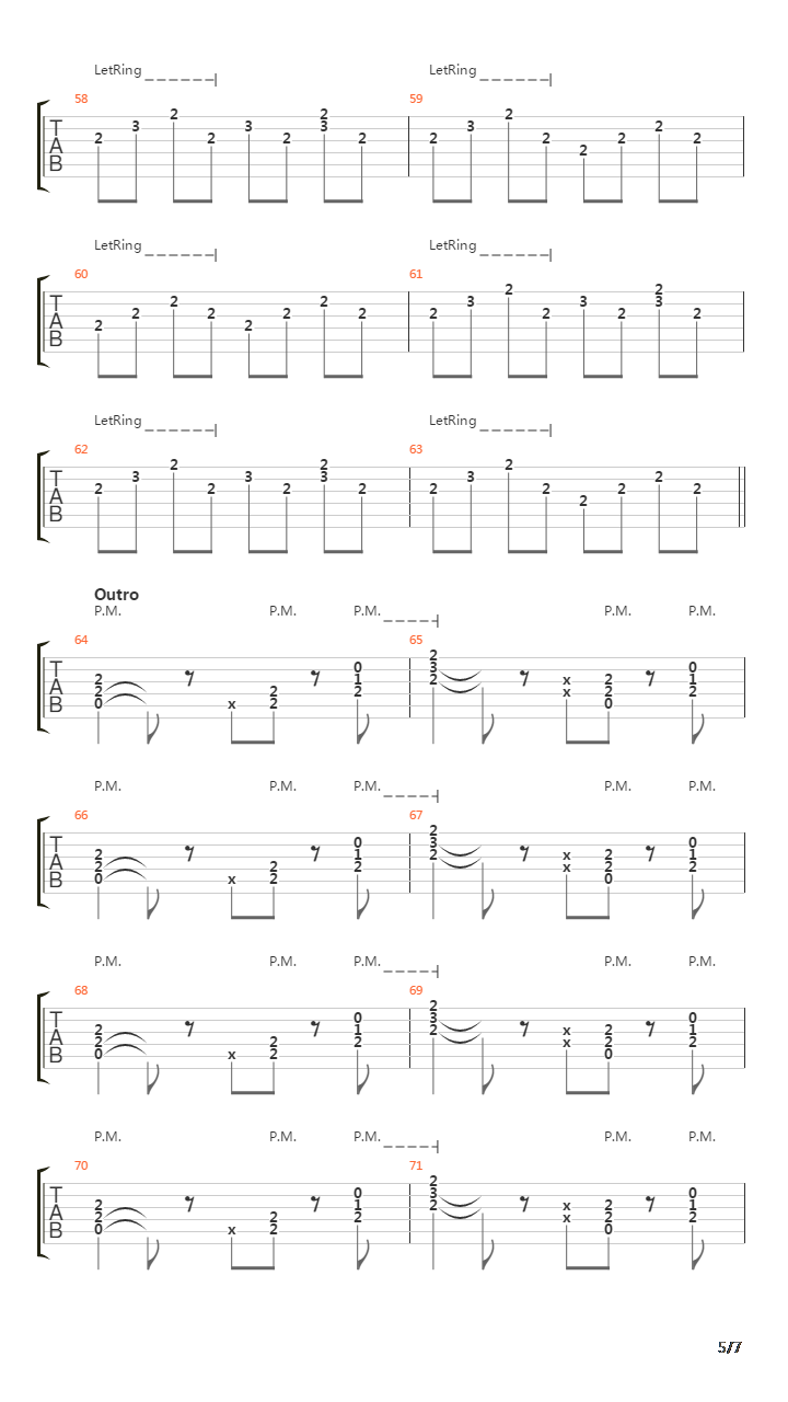 Hard To Make A Stand吉他谱