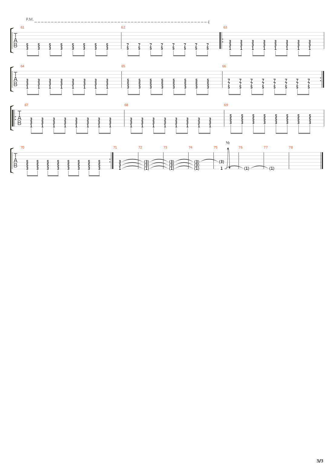 Chemistry Of A Car Crash吉他谱
