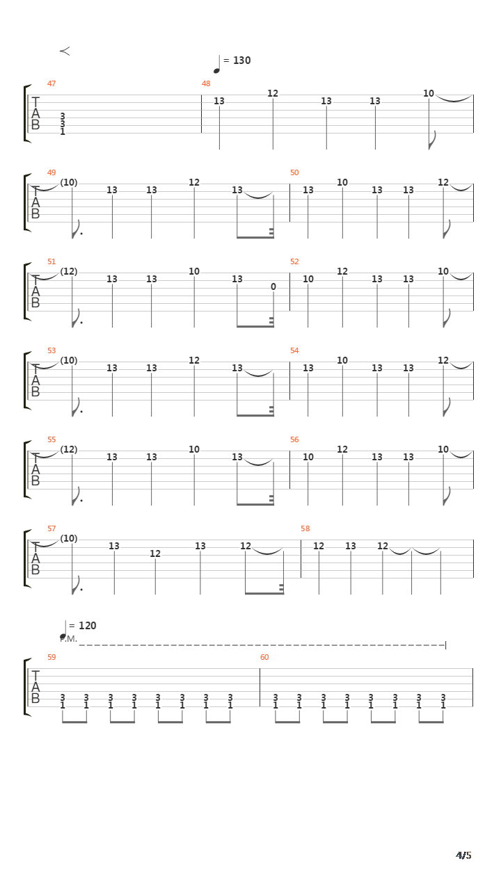 Chemistry Of A Car Crash吉他谱