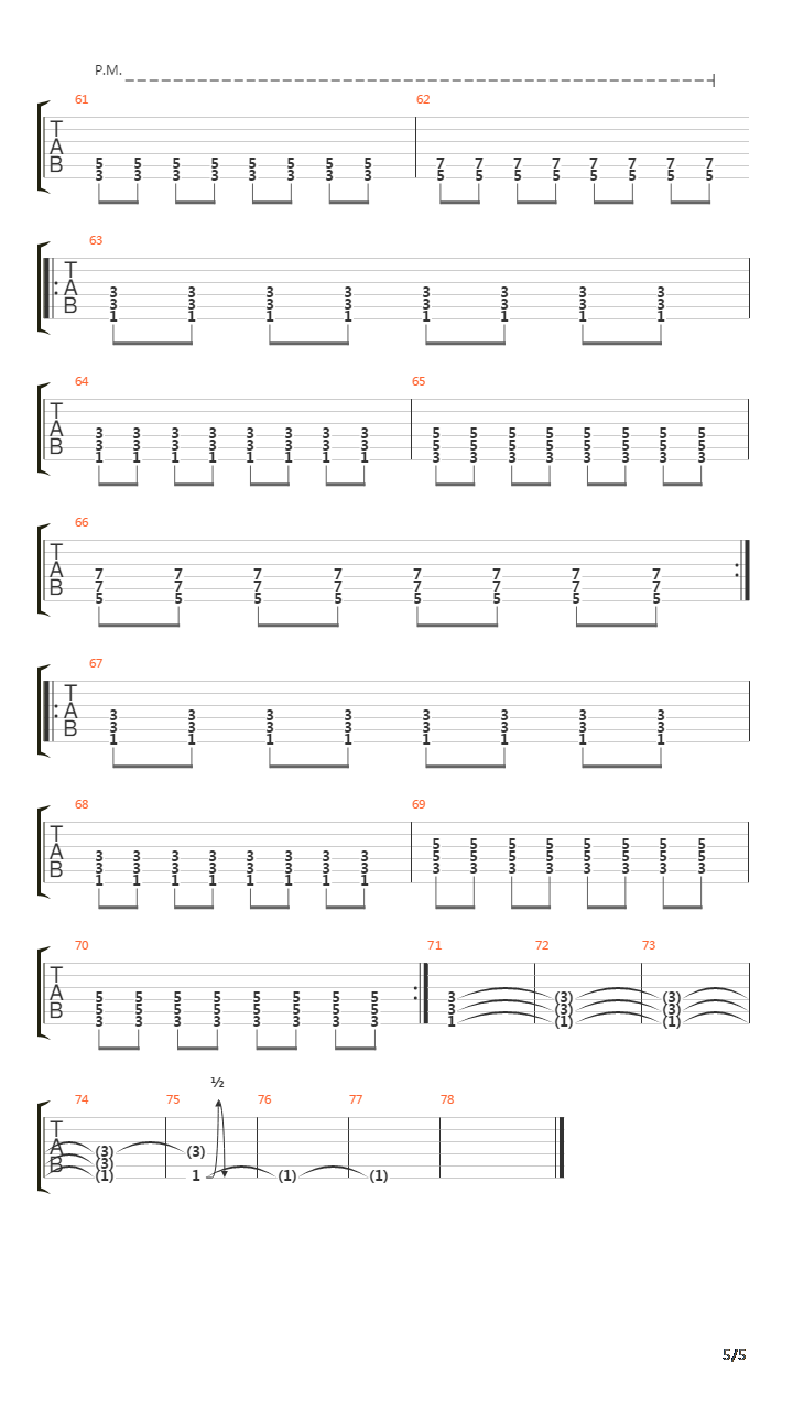 Chemistry Of A Car Crash吉他谱