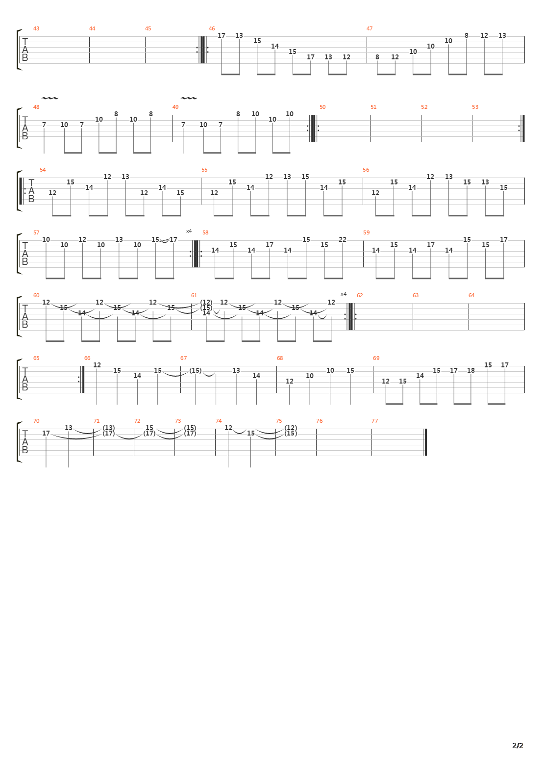 Lies And Letters吉他谱