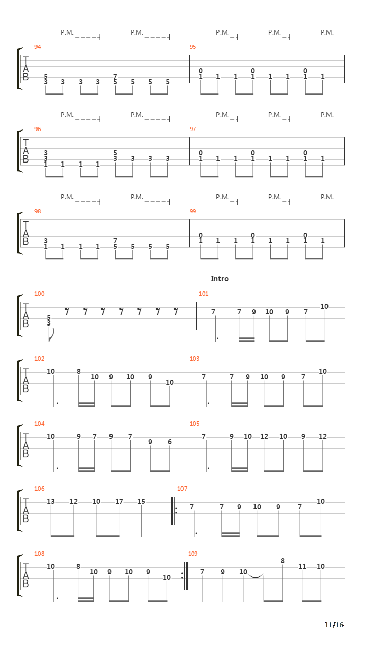Remission吉他谱