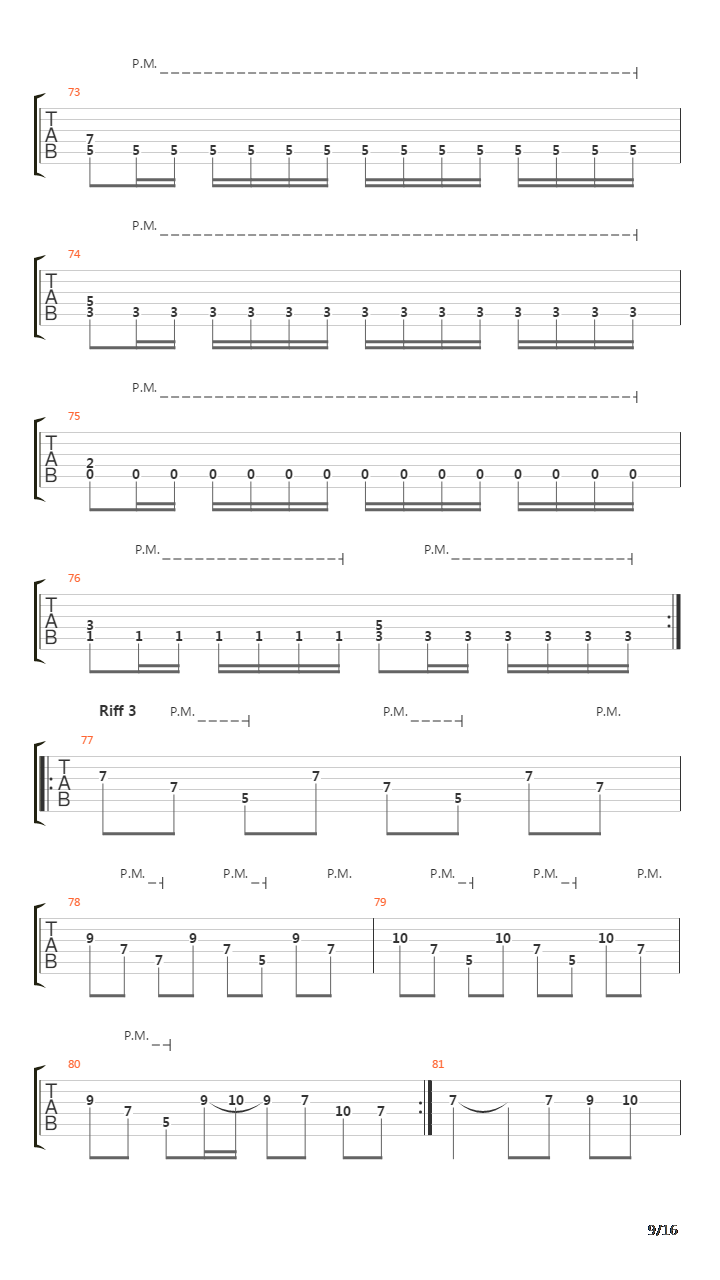Remission吉他谱
