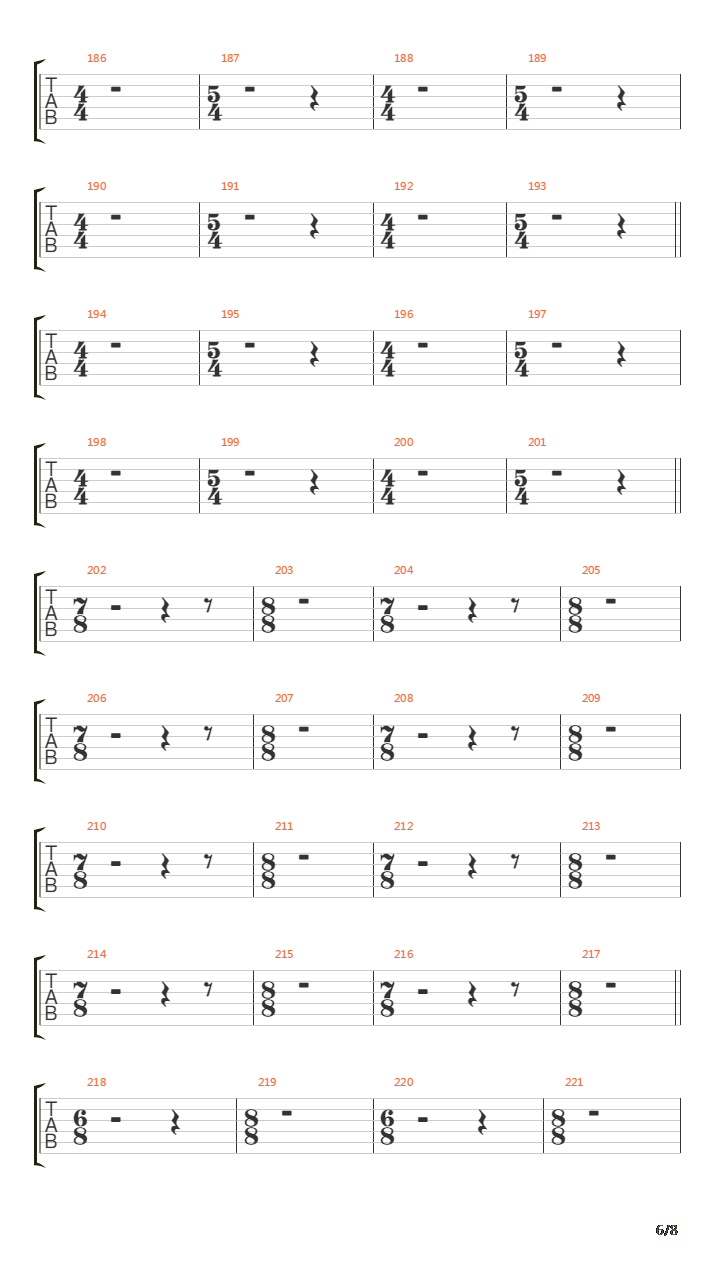 Iii The Fatal Beginning吉他谱