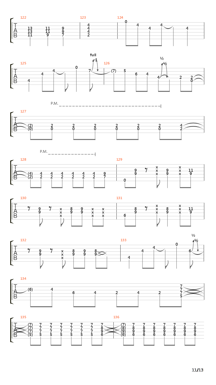 1999吉他谱