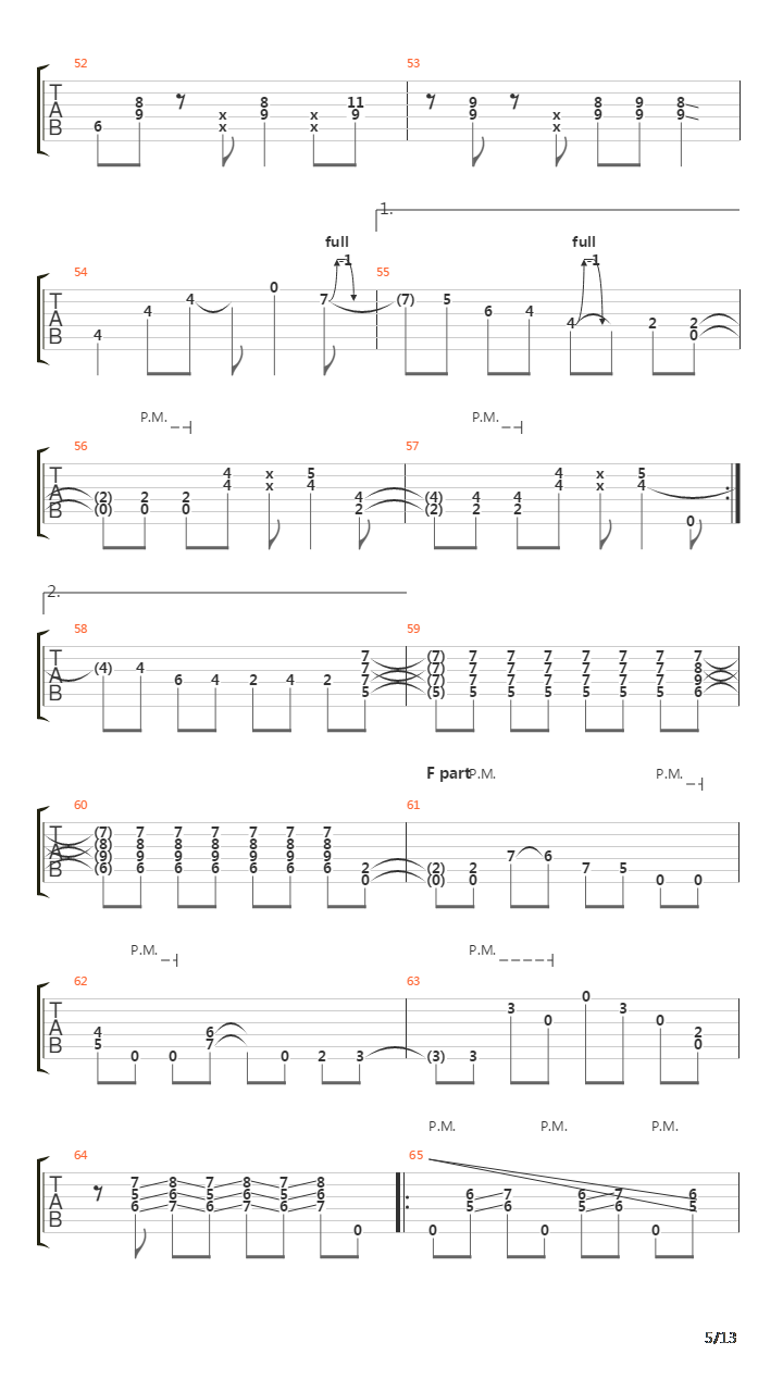 1999吉他谱