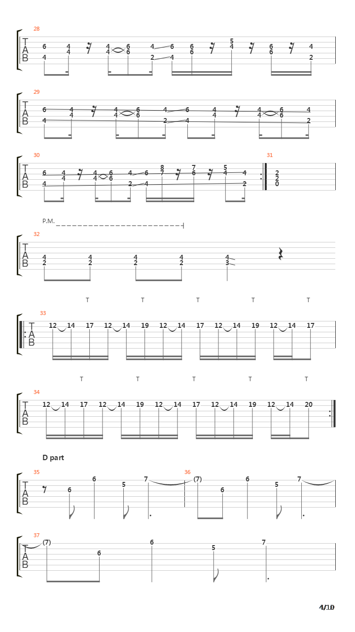 Black吉他谱