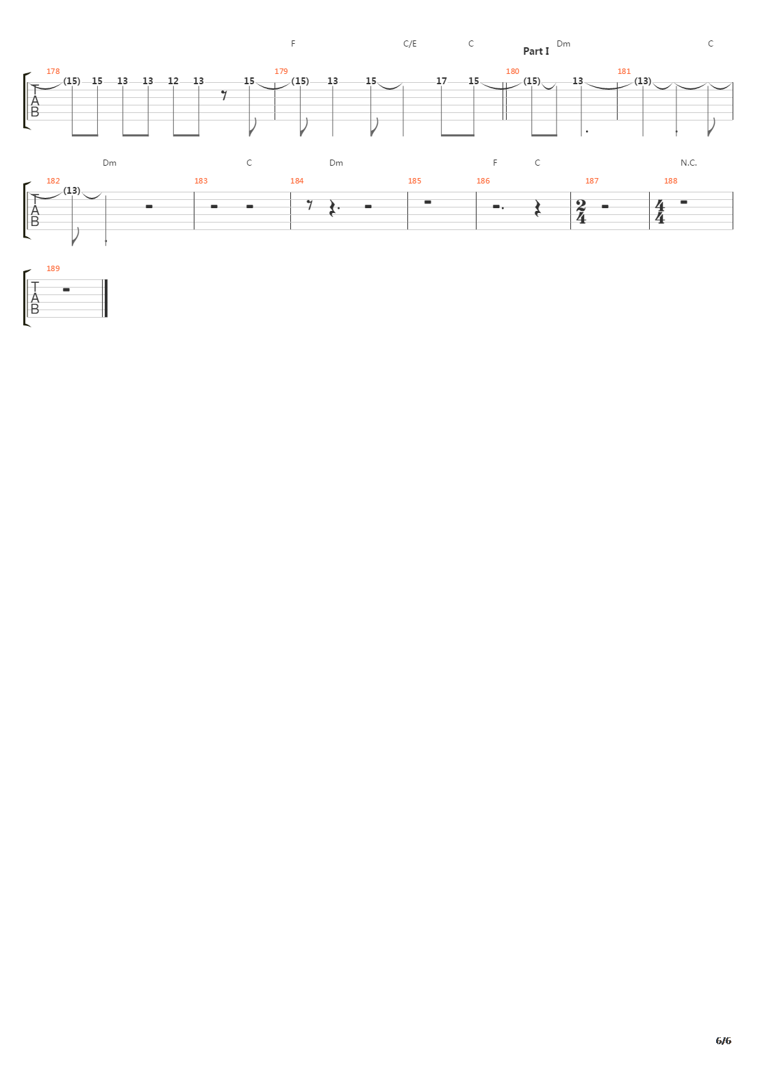 Destination Truth吉他谱