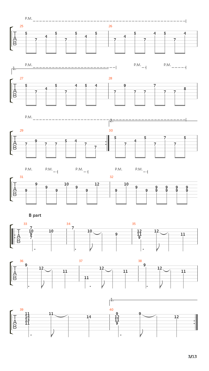 Rain吉他谱