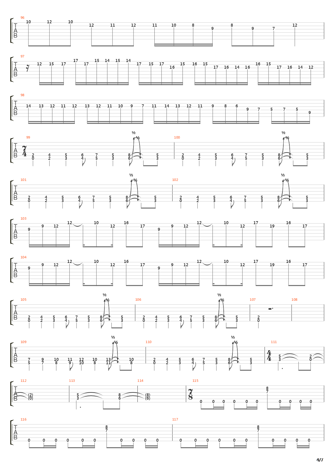 Solomons Seal吉他谱