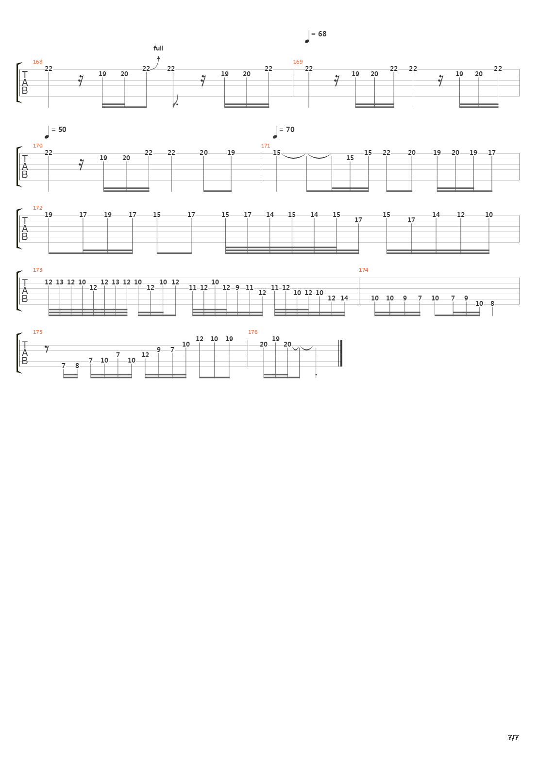 Solomons Seal吉他谱