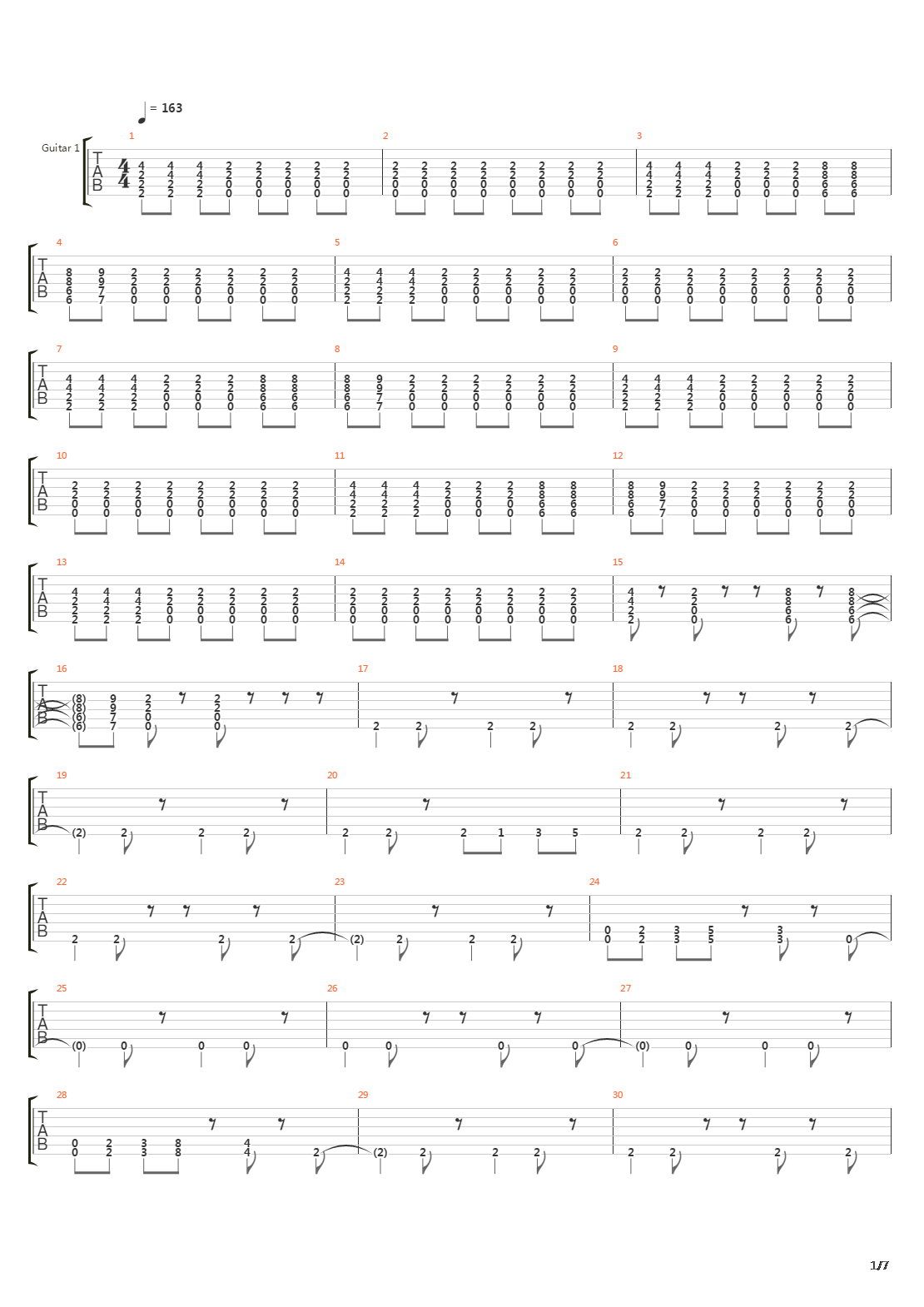 Part Of The Friction吉他谱