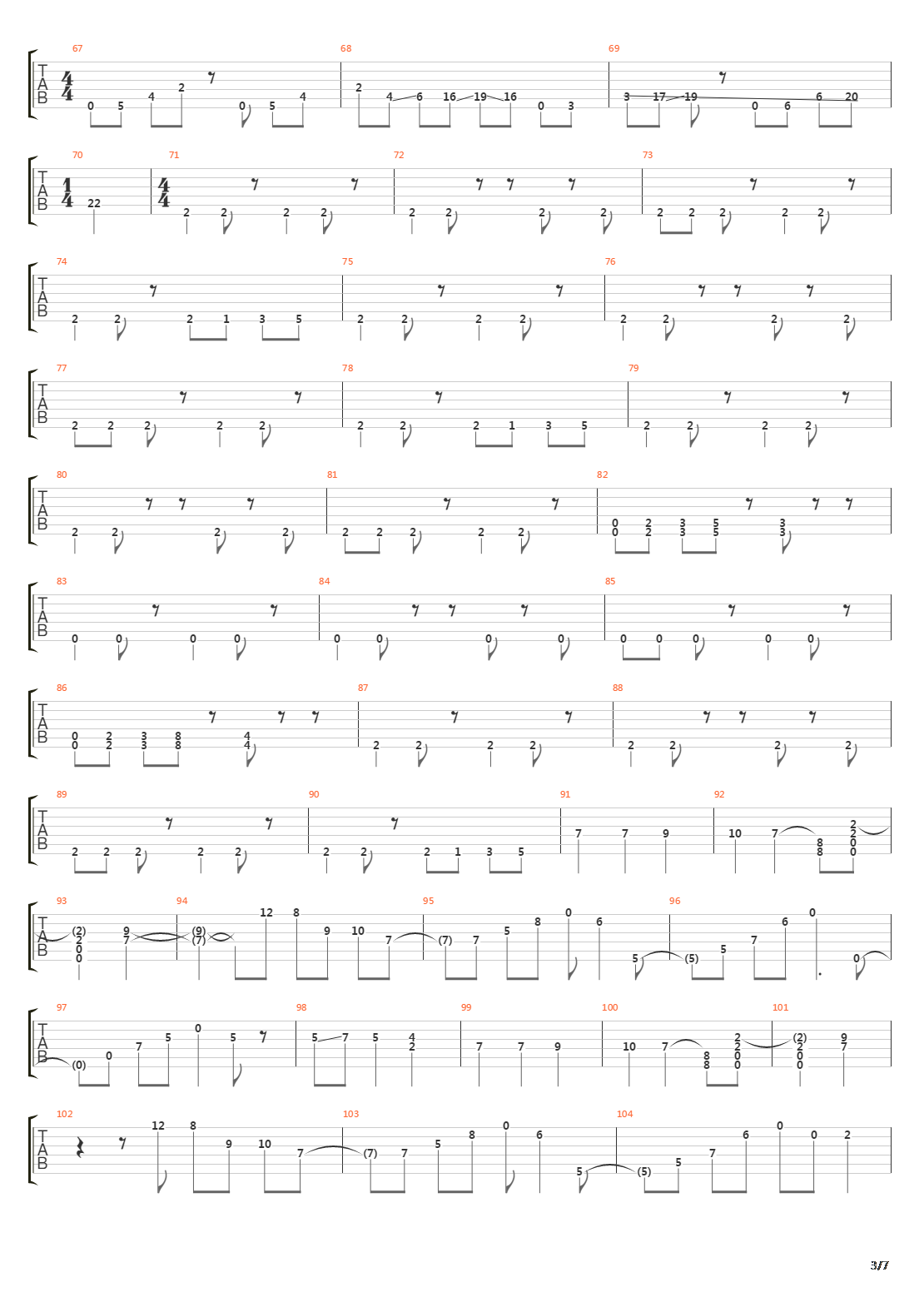 Part Of The Friction吉他谱