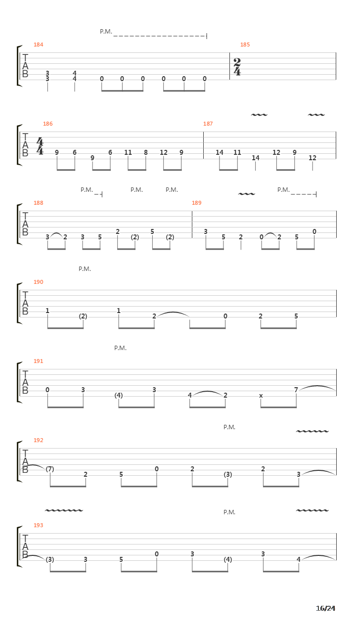 Way Beyond The Fond Old River吉他谱