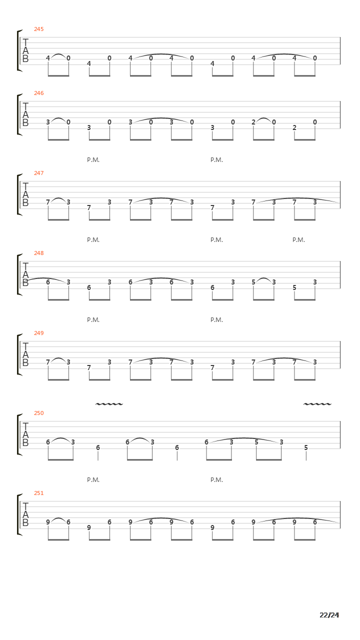 Way Beyond The Fond Old River吉他谱