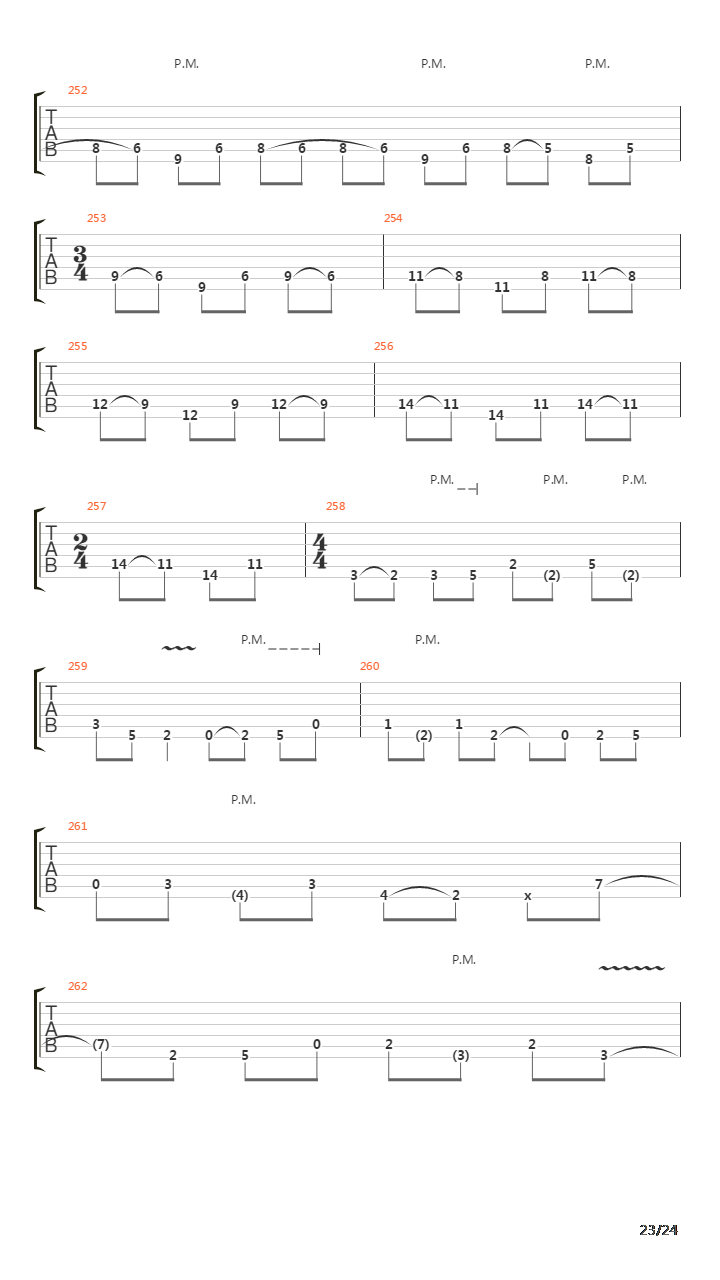 Way Beyond The Fond Old River吉他谱