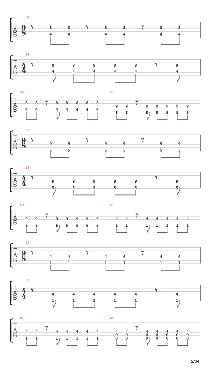 Way Beyond The Fond Old River吉他谱