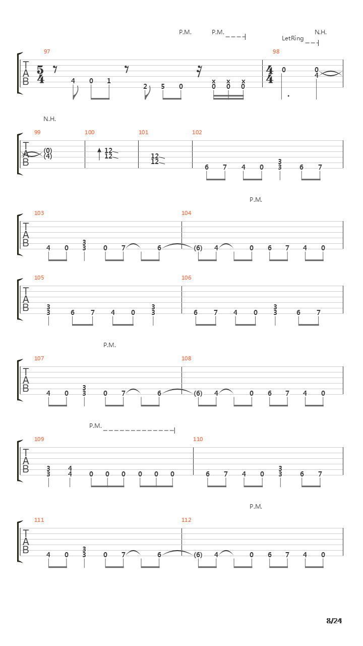 Way Beyond The Fond Old River吉他谱