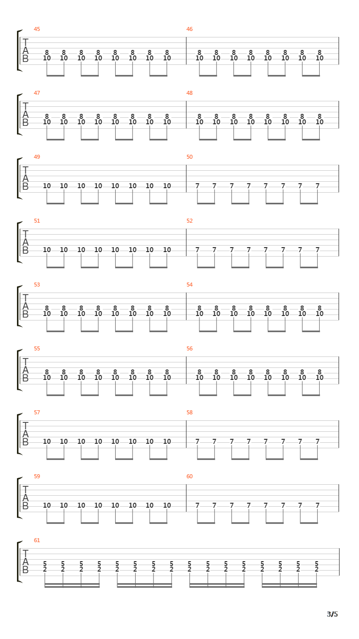 Slow Kill In The Cold吉他谱