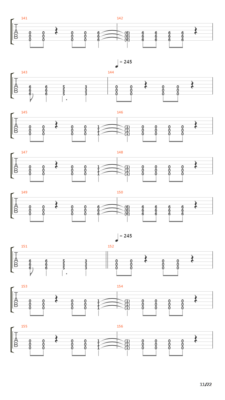 Funeral吉他谱