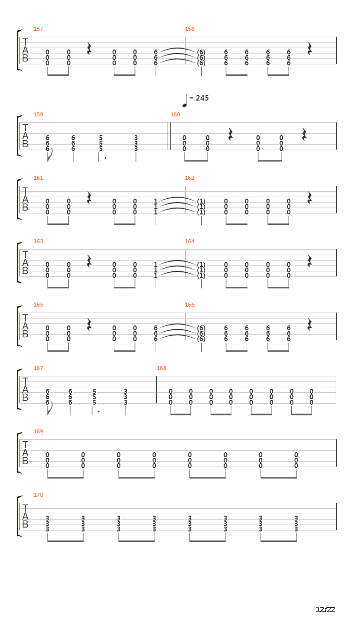 Funeral吉他谱