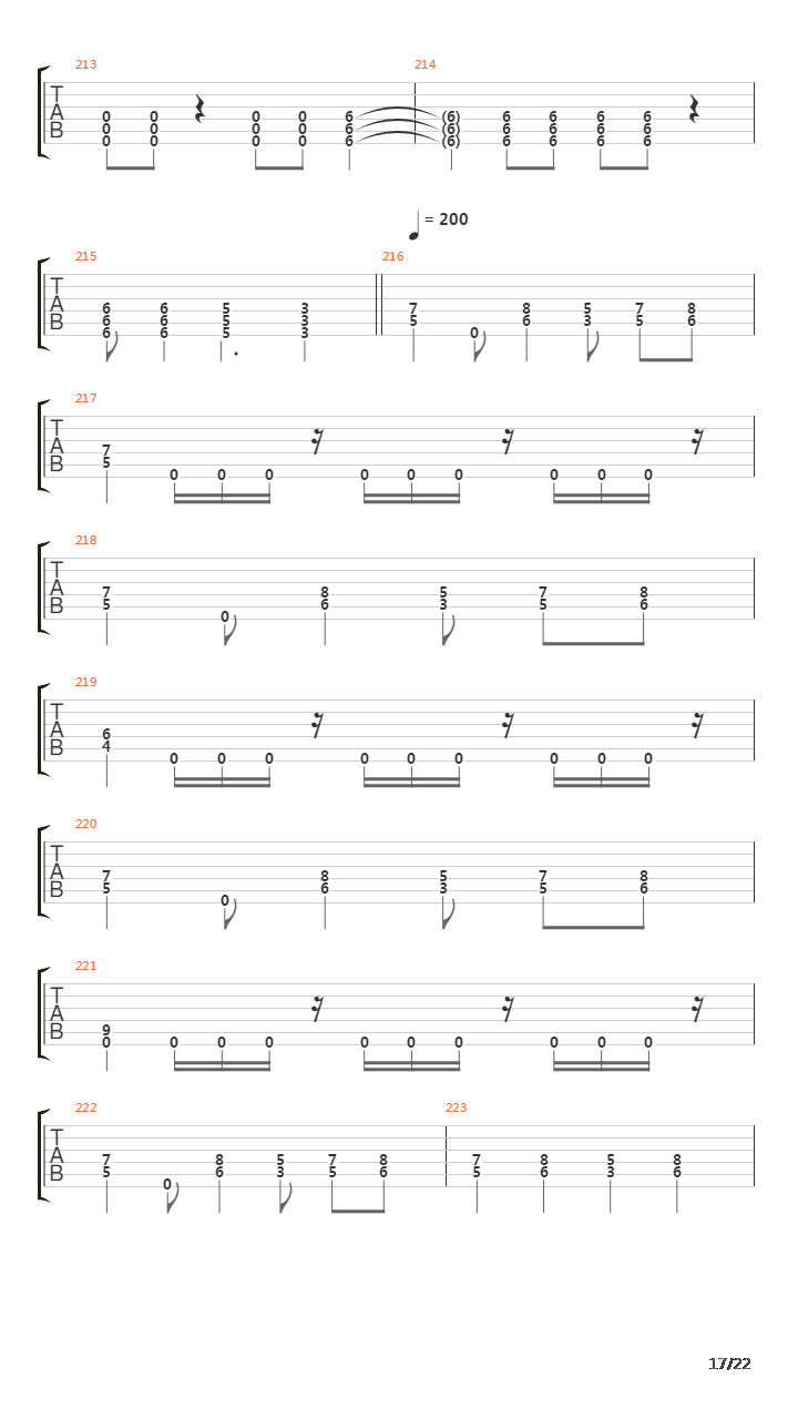 Funeral吉他谱