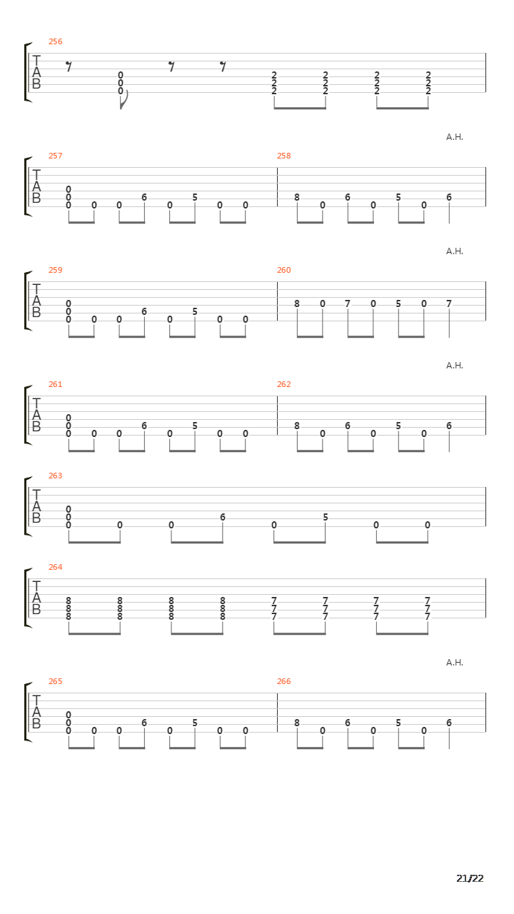 Funeral吉他谱