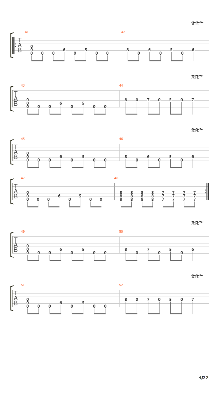 Funeral吉他谱