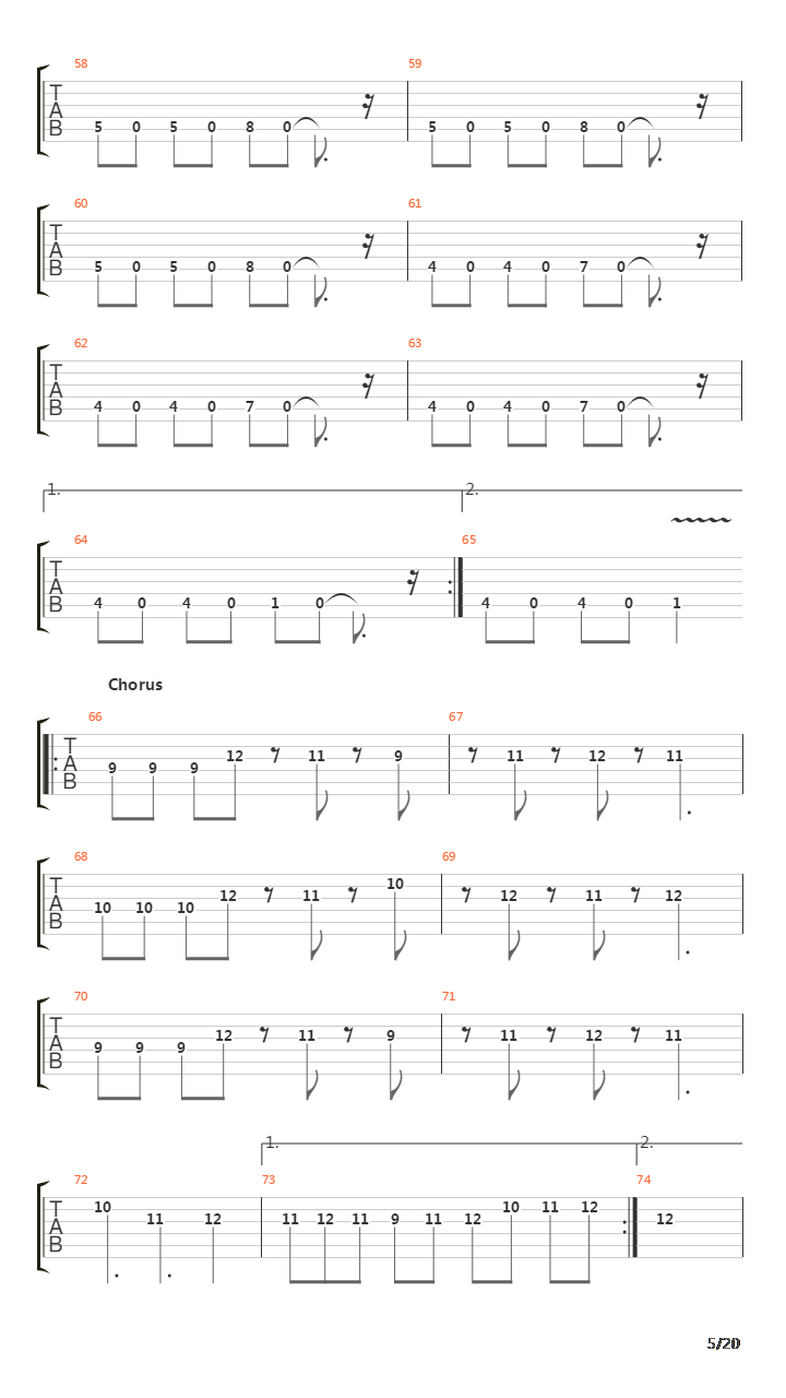 Funeral吉他谱