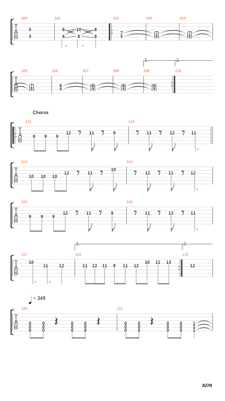 Funeral吉他谱