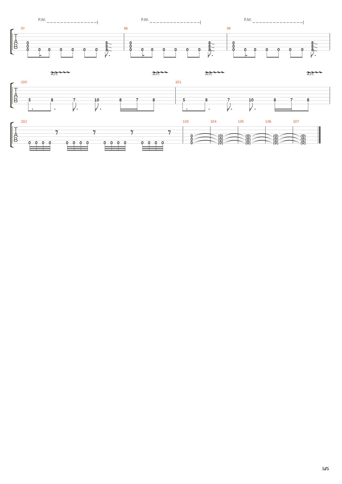 Rebirth Of The Temple吉他谱