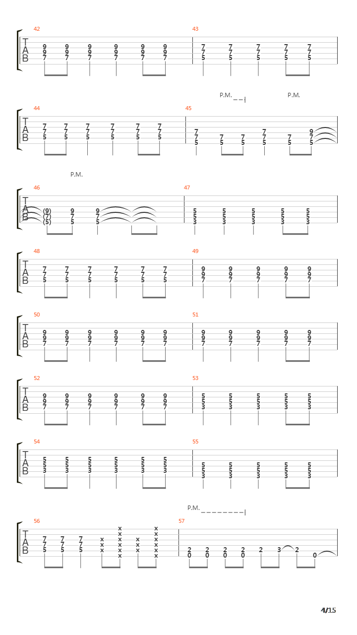 King Of The Dead End Road吉他谱