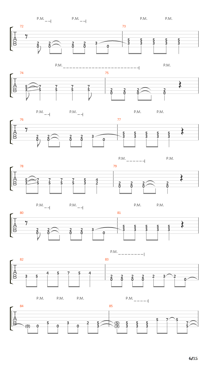 King Of The Dead End Road吉他谱