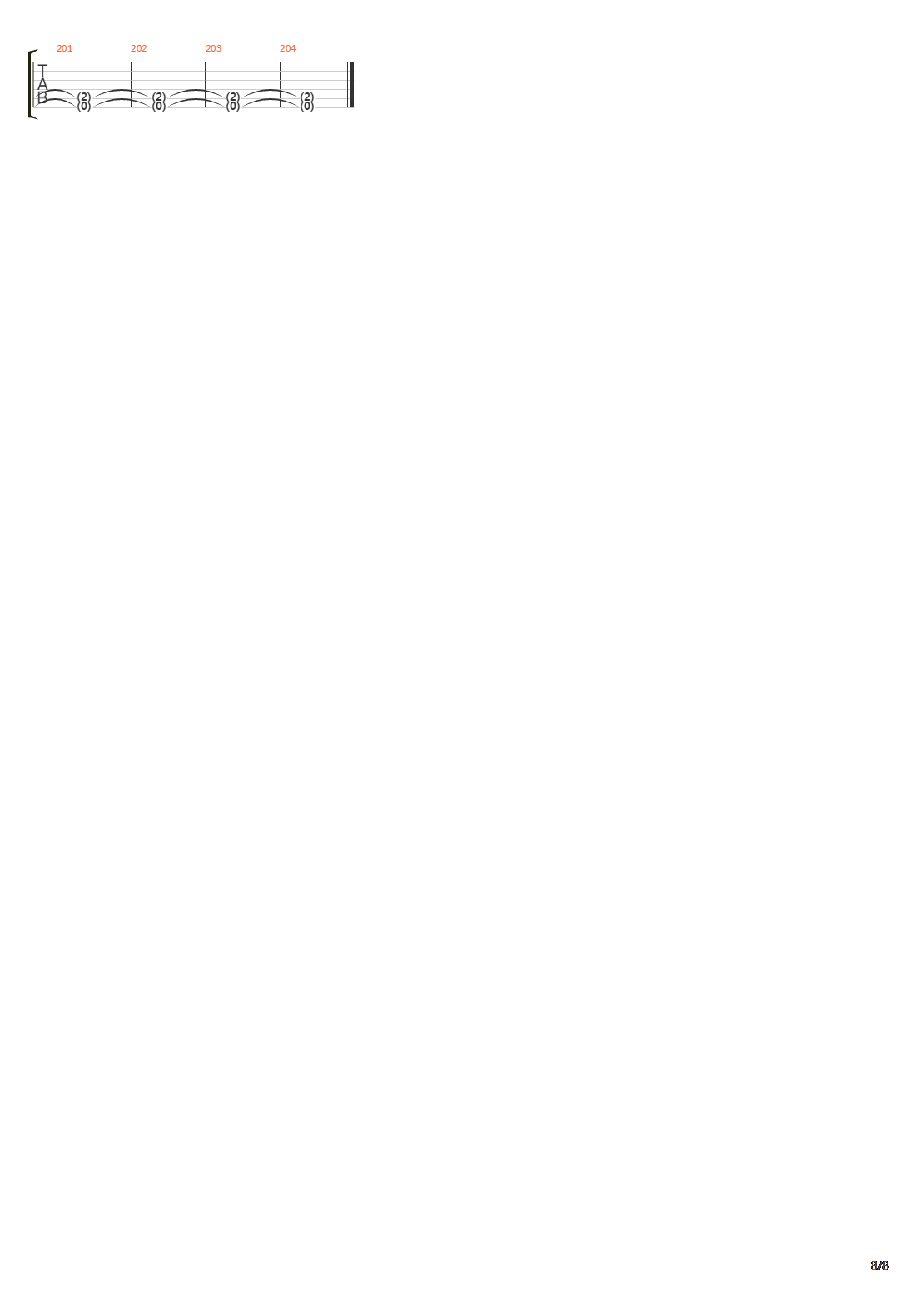 El Miedo吉他谱