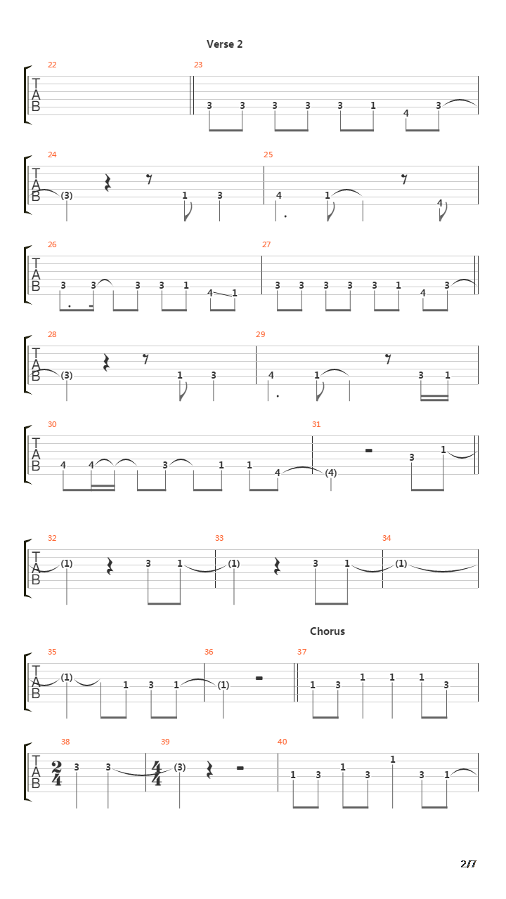 Straight Lines吉他谱