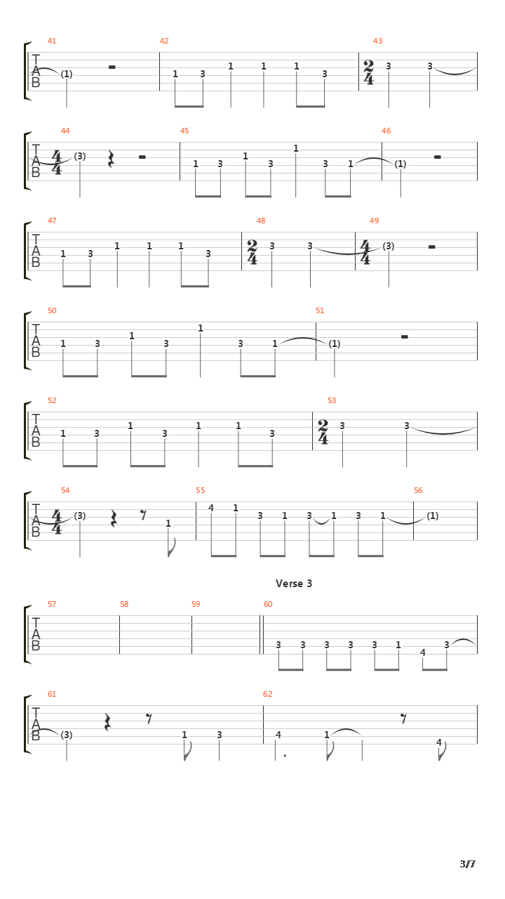 Straight Lines吉他谱