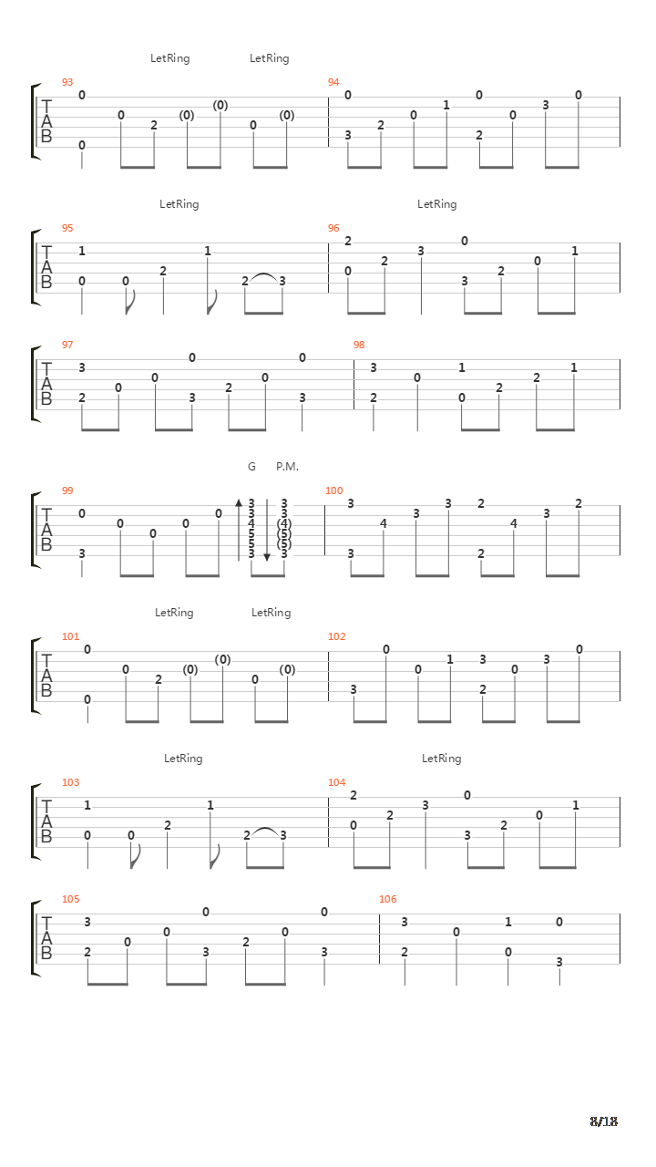 Fbula De Los Tres Hermanos吉他谱