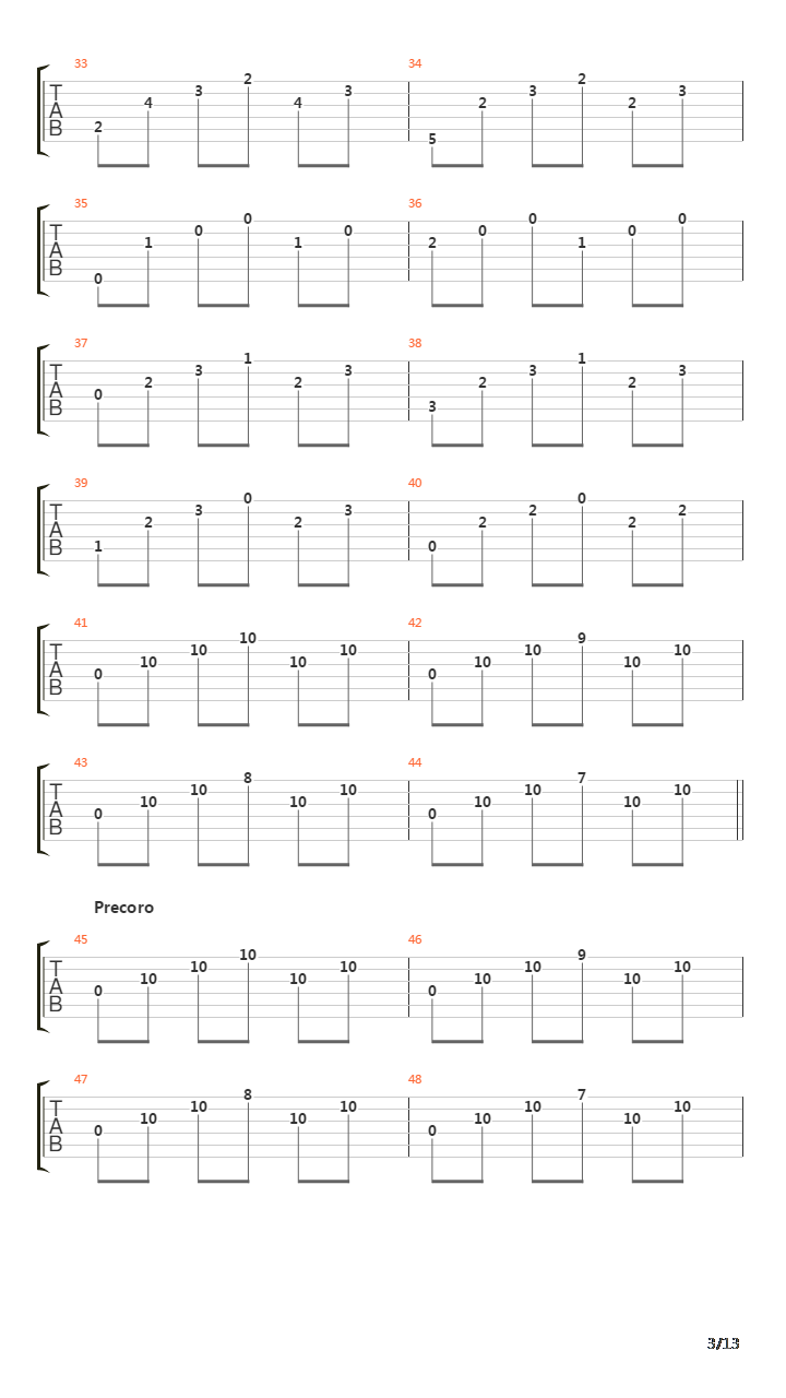 Ojala吉他谱