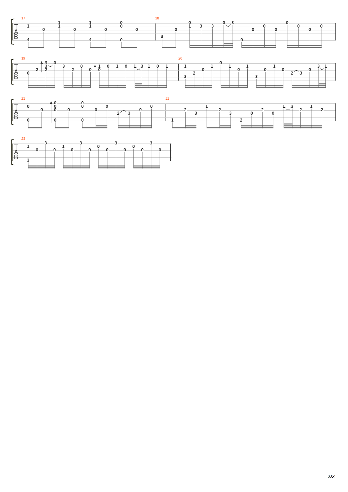 Unicornio吉他谱