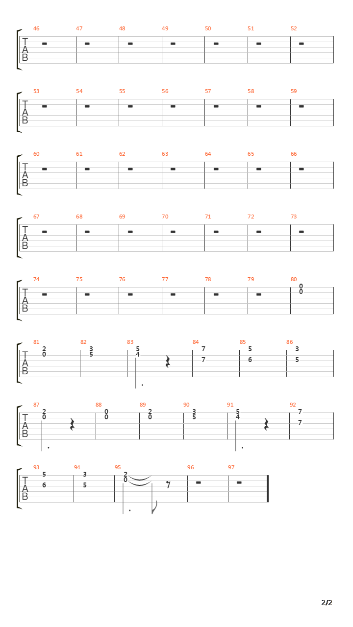 Y Nada Mas吉他谱