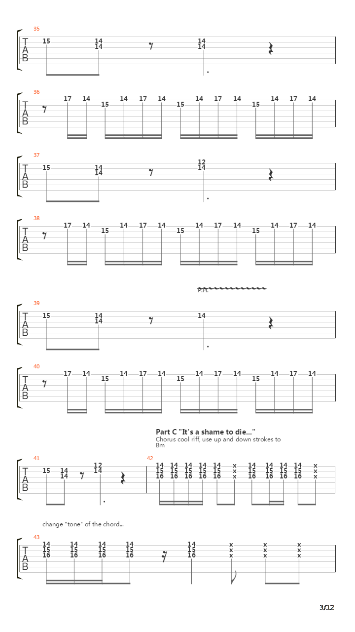 Careful In Career吉他谱