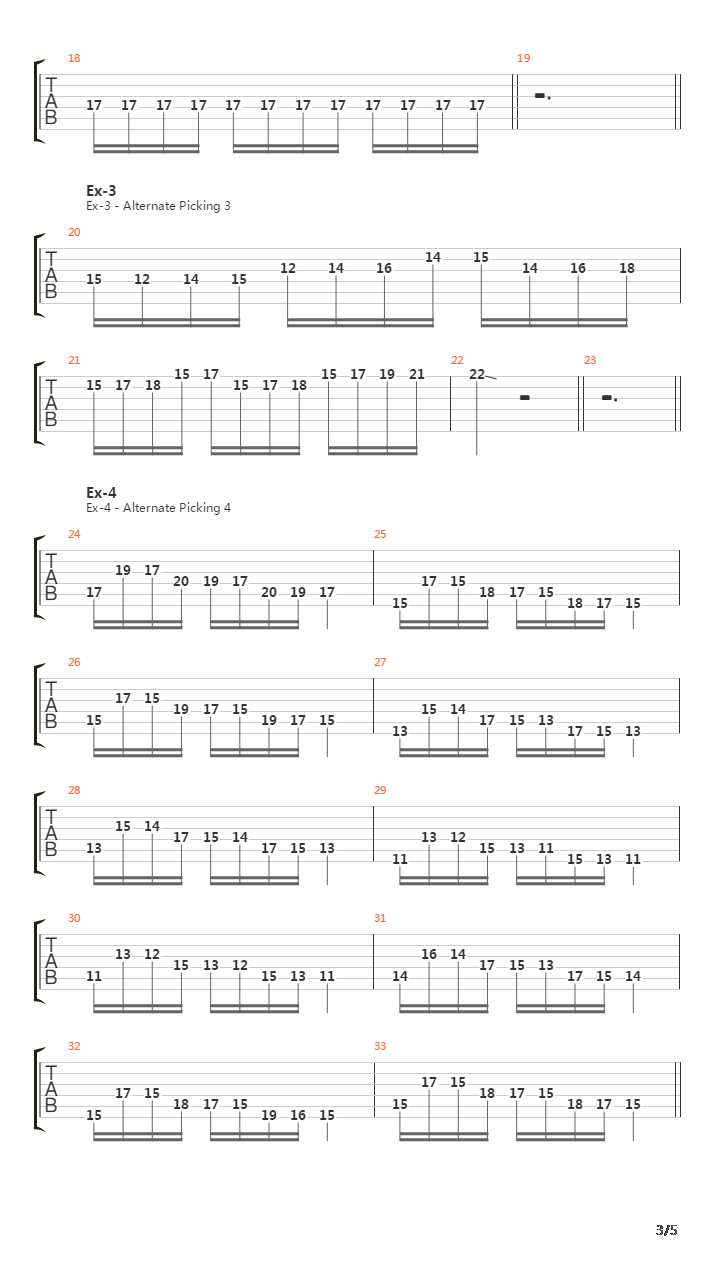 Demonstration 1吉他谱