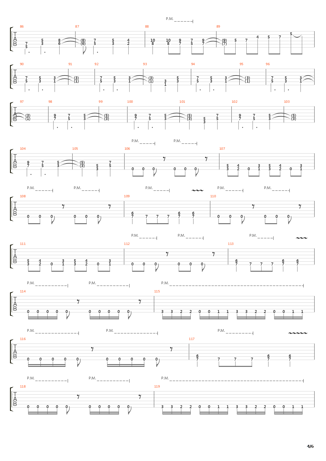 Passage To The Fourth World吉他谱