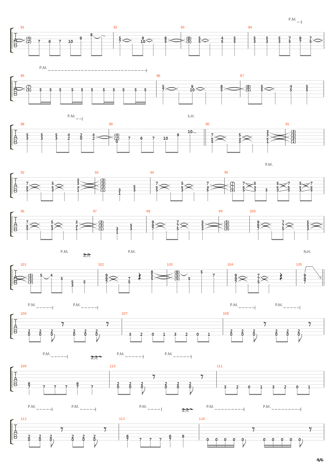 Passage To The Fourth World吉他谱