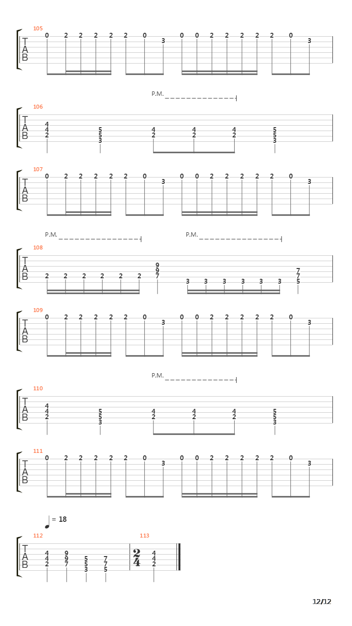 Written In Stone吉他谱