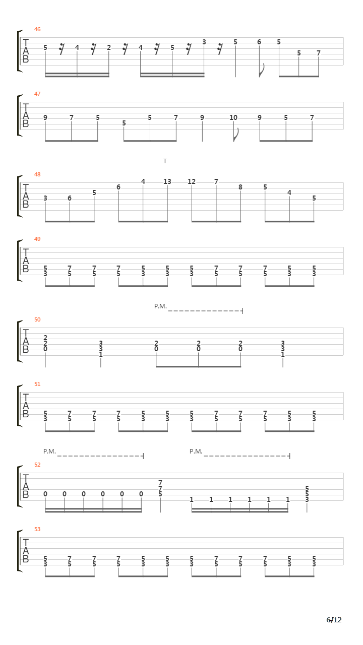 Written In Stone吉他谱