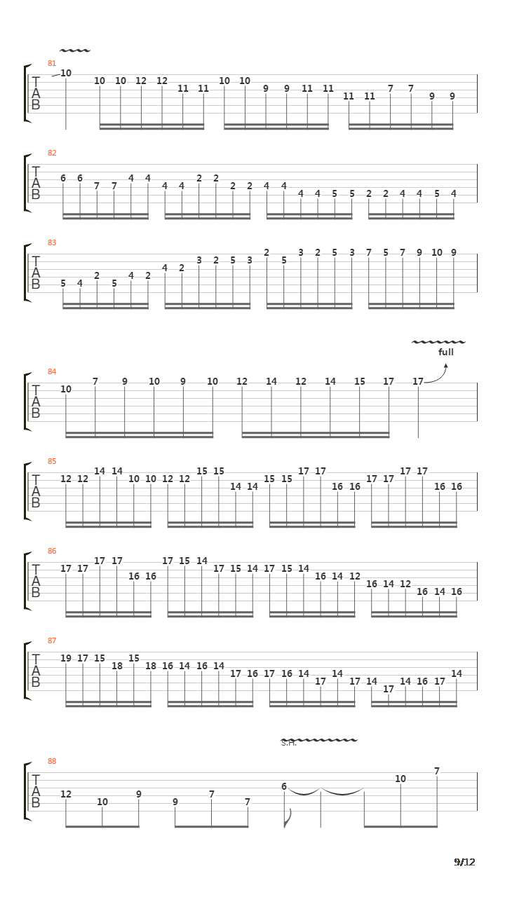 Written In Stone吉他谱