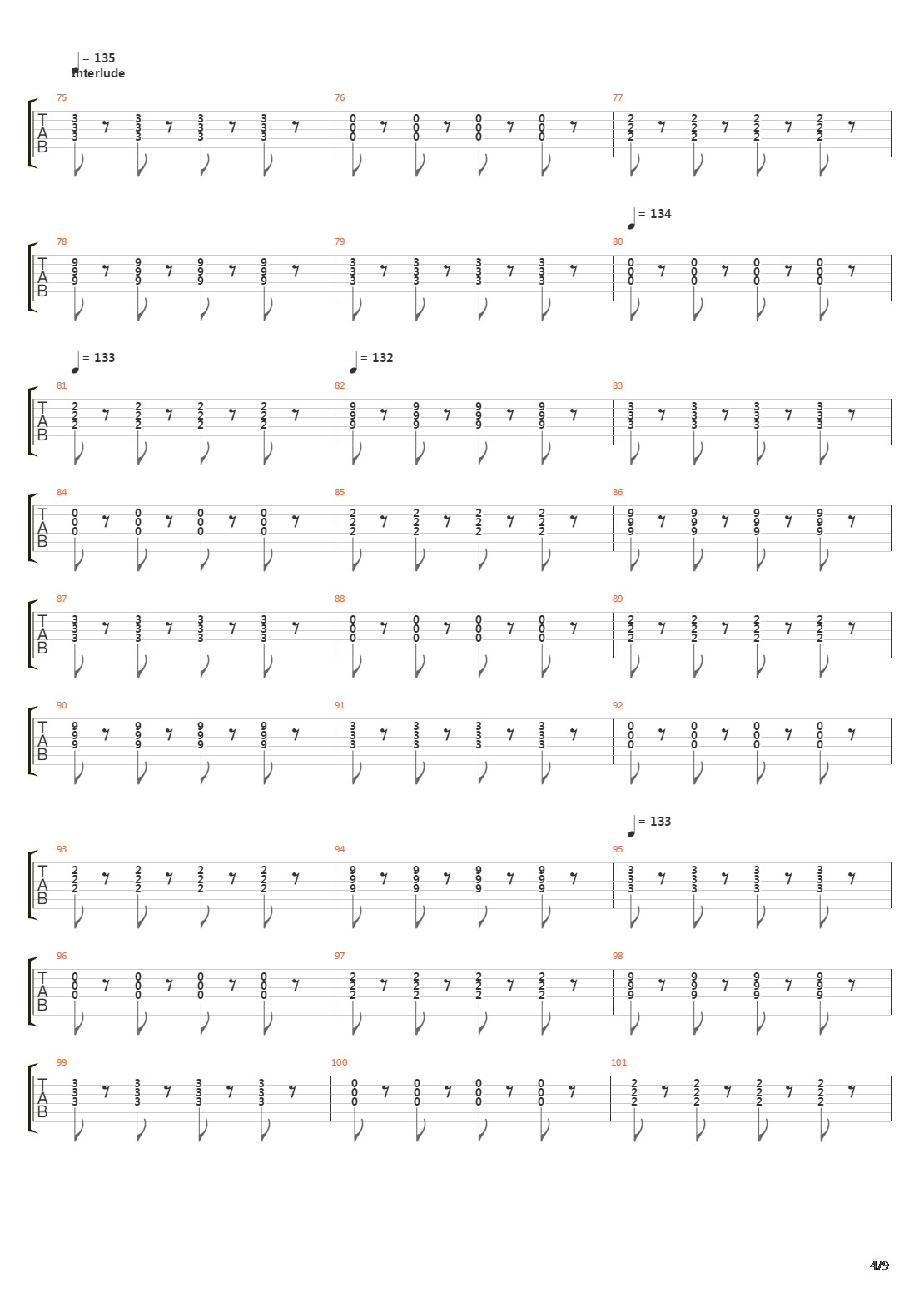 Switch吉他谱