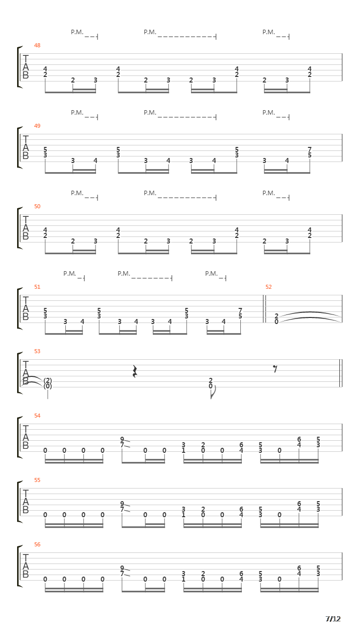 And Into The Flame吉他谱